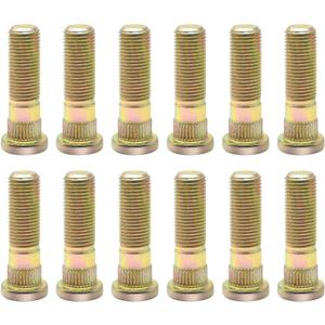M12-1.25 Wheel Studs 610-320 Replacement for Nissan Replacement for Xterra 200SX Replacement for Suzuki Equator Replacement for Infiniti Replacement for Datsun Replace# 4022215C00(12Pcs)