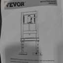 VEVOR Hydraulic 6 Ton H-Frame Garage Floor Adjustable Shop Press with Plates, 6T, Orange