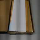 4 Tier Greeting Card Display Stand Wood Color Bamboo and Acrylic Sticker Display Stand Trading Card Holder Retail Photos Shelf for Vendors Craft Collection & Show