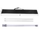 SUERUI Adjustable X Banner Stand Fits Any Banner Size Width 23" to 32" and Height 63" to 78",Portable Retractable Banner Holder with Carrying Bag - Customize Banner for Trade Show, Exhibition, 2 Pack