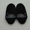RockDove Women's Teddy Fleece Closed Back Indoor Slipper (5-6, Black)