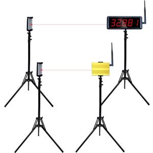Wireless Laser Timer for Sprints, Stopwatch for Track 40 60 Yard Dash, Laser Sprint Timer System, Race Clock for Running/Track Field/Speed Tranning