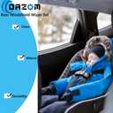 Rear Wiper Blade Arm Set Replacement for Buick Envision 2021 2022 2024 Back Glass Wipers, Factory OE Style Rear Windshield Wiper Arm & Wiper Blade