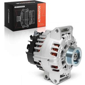 A-Premium Alternator Compatible with Chevrolet Chevy Equinox 2010-2017 & GMC Terrain 2010-2017 & Buick Regal 2012 2015-2017, L4 2.4L, 12V 120A CW 5-Groove Pulley, Replace# 13500315, 13588328, TG12C067