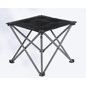 FUNDANGO Camping Folding Stool, Oversized Camp FStools Padded Outdoor Chair Foldable Footrest for Gardening Fishing Hiking 