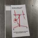 Elevon 11FT Drywall Lift Panel Hoist Jack Lifter, 150LBS Heavy Duty Sheetrock Lift, Rolling Caster Wheels, Lockable Construction Tools, Adjustable Telescopic Arm, Black