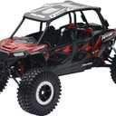 New-Ray 959-0125 Replica 1:18 Utv Polaris RZR 4 Turbo Xp Rc Red (57976B),Unisex Children