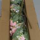 Pusuny Artificial Peonies Silk Flowers, 4 Bundles Faux Peony Bouquet Florals Arrangements for Farmhouse Home Boho Wedding Table Centerpiece, Fake Plastic Flower Bulk for Vase Decoration (Light Pink)