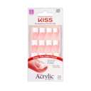 Kiss Salon Acrylic French 28 Nails (KSA09)