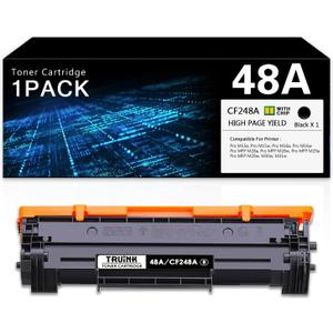 48A Toner Cartridge 1-Pack Replacement for HP 48A | CF248A Toner Compatible with HP LaserJet Pro M15w M15a M16w M16a MFP M28w M28a M29w M29a M30w M31w Printer Ink.(1 Black)