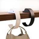 Bag Hook Heavy Sturdy Purse Hook for Table & Holds 50 lbs Purse Holder for Table Portable Purse Hanger for Table 2pcs Black and White