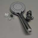 FASDUNT Shower Head with Handheld, High Pressure Handheld Shower Head with 80" Extra Long Stainless Steel Hose & Adjustable Bracket, Showerhead with ON/OFF Switch for Pets Bath (Premium Chrome)