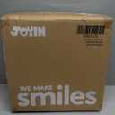 JOYIN 24'' Pre-Lit Christmas Wreath with Warm Lights, Large Lighted Christmas Wreaths for Front Door, Windows, Living Room, Xmas Indoor & Outdoor Holiday Decorations, Battery Operated