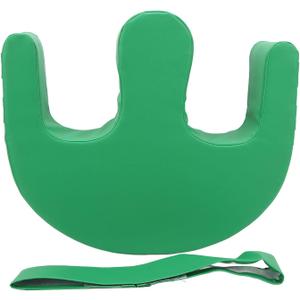 Patient Turning Device for Bedridden Patients, Multifunctional U Shaped Bed Turning Pillow, PU Leather and Pearl Cotton, Bed Lift Care Product, Helps The Elderly to Turn Over The Pillow(Green)