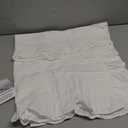 Ruffled Pillow Shams Queen Size Set of 2, 100% Cotton White Ruffle Pillow Cases with Pintucks, Farmhouse French Shabby Chic Pillowcases for Bedding, 20x30 Inch