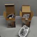 Brightown Wall Plug In Heater 450W, Portable Outlet Heater with Remote, Clear LED Display, Small Wall Heaters for Indoor Use with Adjustable Thermostat and 12H Timer for Bathroom Room Office, 2 Pack