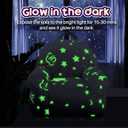 ALIMORDEN Kids Ultra-Soft Snuggle Foam Filled Chair, Star