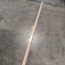 6084 Red Oak Straight Wood Handrail Kit 7 ft for StairsDual Use Wall Mount & Railing Post Compatible, Indoor Wood Staircase Handrail for Home, Corridor, Loft(Brass, Tapered)