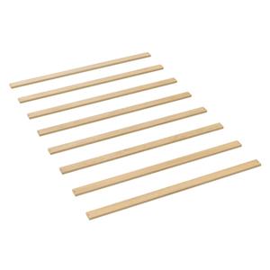 Replacement Bed Slats for Twin, Full, Queen & King Beds; Solid Wood Support (52.5" Slats)