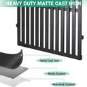 Criditpid Grill Replacement Parts for Weber Genesis 300 Series, 7620 Flavorizer Bars, 7622 Heat Deflector, 7528 Grates & 65054 Warming Rack Kit for Weber 310 S310 E320 E330 S330 EP310 Grill