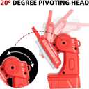 2000LM LED 18v Light for Milwaukee M18 18V Li-Ion Battery, 18W Work Light with USB Charging Port for Hiking, Job Site,Camping,Indoor & Outdoor Use(Tool Only)