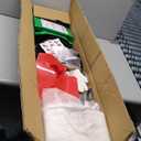 Cordless Weed Wacker, 9-inch Electric Weed Wacker Battery Powered with 2 Pcs 4.0Ah Batteries, 3 in 1 Wheeled Grass Lawn Trimmer/Brush Cutter,3 Types Blades Lightweight Edger Trimmer for Yard Care