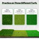 Golf Practice Mat,Golf Mats for Backyard Office & Garage Hitting Training, Standard