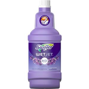 Swiffer Floor Cleaner Solution Refill, Lavender, 42.2 Fl Oz, Pack of 4