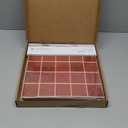 Commomy 10 Pcs Matte 3D Peel and Stick Tile 11.8"x11.8" Ultralight PVC Square Peel and Stick Backsplash for Kitchen Stick on Tiles for Bathroom,Living Room,Fireplace,Interior Wall Decor,Red