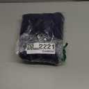 Wenrine Womens Long Bell Sleeve Mini Dress Casual Mock Neck Ruffle Hem Slim Fit Fall Knit Dresses (Medium, Navy)