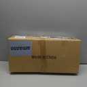 New American Mahjong Game Set, 166 Premium White Tiles with Portable Metal Dices, 4 All-in-One Racks with Pushers, Mah-Jong Games Sets, Ma Jong Tile Game (Blue)