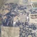 Laura Ashley - King Quilt Set, Reversible Cotton Bedding with Matching Shams, Farmhouse Inspired Home Decor (Paisley Printed Patchwork Blue, King)