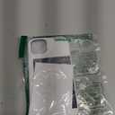 Nvollnoe for iPhone 13 Case with Card Holder Heavy Duty Protective Dual Layer Shockproof Hidden Card Slot Slim Wallet Case for iPhone 13 for Women & Men (White)