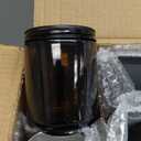 24 Pack, 8 OZ Thick Amber Candle Jars for Making Candle  Round Glass Jars with Lids  Empty Food Storage Containers, Canning/Mason Jar For Spice, Powder, Liquid, Sample  Leakproof & Food Grade