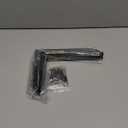 4 Pack - L 8" x H 6" x W1.5, 5mm Thick Black L Shelf Bracket, Iron Shelf Brackets, Metal Shelf Brackets, Floating Shelf, Shelf Supports with Screws