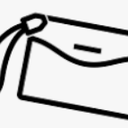 'FLAWLESS' Clear/Green Cosmetic Case (8in. x 6in)