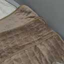 Plush Recliner Slipcover 23 Inches - Washable & Quilted Faux Wool Cover for Lazy Boy Chairs & Furniture. with Side Pockets, Large Recliner Chair Covers, Safe for Children/Pets,Beige