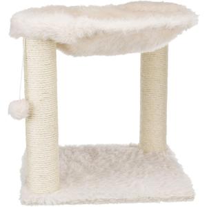 TRIXIE Baza Scratching Post with Hammock | 18" Base. Color: Cream