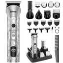 Ufree Beard Trimmer for Men, 7 in 1 Electric Shavers Razor, Cordless Hair Trimmer, Men's Grooming Kit for Body Hair, Nose, Face & Mustache, Birthday Gifts for Men, Husband Father, Silver 