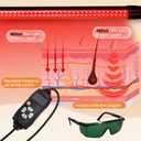 Red Light for Sauna 660nm and 850nm Infrared Therapy Panel for Portable Sauna Accessories for Body Relaxation, Skin Vitality & Post-Workout Recovery - Heat-Resistant Design