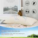 Organic Buckwheat Pillow for Sleeping with Organic Cotton Pillowcase - 14''x20'' Adjustable Pillow, Breathable for Cool Sleep, Cervical Support for Back and Side Sleepers(Tartary Buckwheat Hulls)