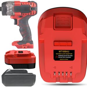 UNIKI Battery Adapter for makita to Bauer Battery Adapter Use for Bauer 20V Cordless Power Tool (Adapter only)