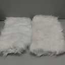 Nanxson Womens Fur Leg Warmer Winter Furry Long Boot Cuffs Cover TTW0034 (White)