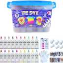 WINSONS Tie Dye Kit 20 Colors Permanent Fabric Dye Art Set for Kids Adults for School, Homemade Party, Creative Groups Activities, DIY Gift