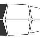 Rvinyl Window Tint Kit Compatible with Subaru Forester 2009-2013 - Black 20% - Single Ply No Bubble Film - Do it Yourself Vehicle Front Precut Kit