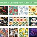 ANNA QUEEN Oven Mitts Set of 2 with Clear Silicone Shell and Panda Print Cotton Lining, Heat Resistant Kitchen Oven Gloves Pot Holders