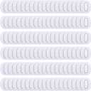 Outus 200 Pack Clear Disposable Ear Covers Plastic Waterproof Ear Protectors for Shower, Hair Dye, Bathing