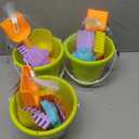 3 x Beach bucket toy set