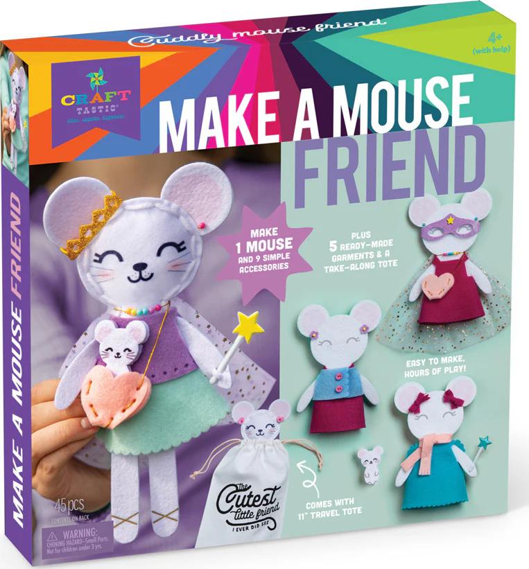 Craft-tastic Make a Mouse Friend Craft Kit