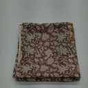 Amor Virisso Throw Pillow Covers 20x20 Floral Pillow Covers Block Print Farmhouse Neutral Pillow Covers Decorative Accent Throw Pillows for Couch Bed Living Room Sofa Pillows 1PC, Brown